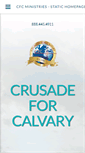 Mobile Screenshot of crusadeforcalvary.org